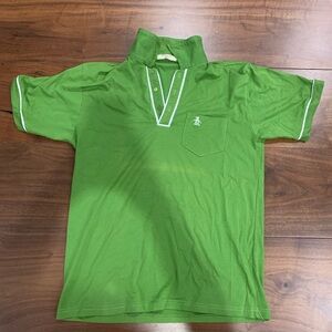 Original Penguin Bright Green Polo with White Trim